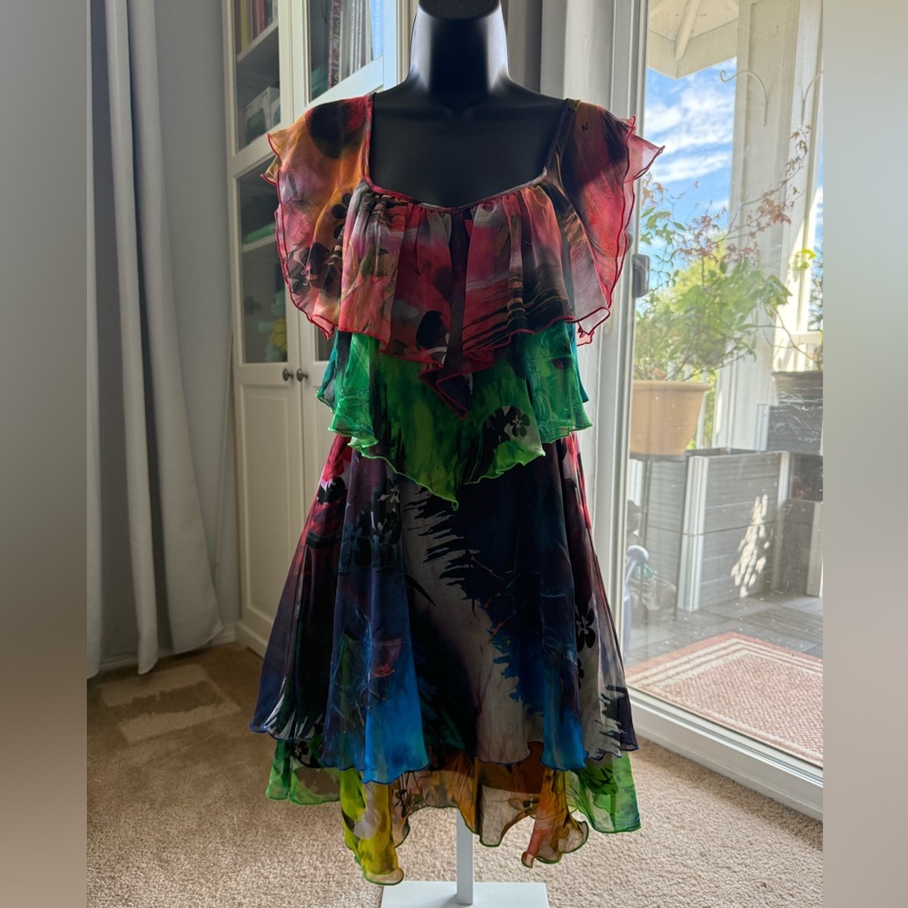 Marc Jacobs Multicolor Layered Mini Dress